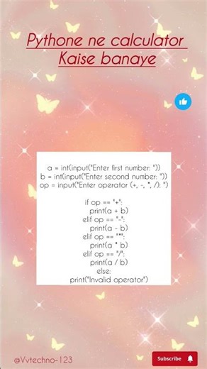 How to make Calculator in Python language#shorts#youtubeshorts#python#computerlanguage