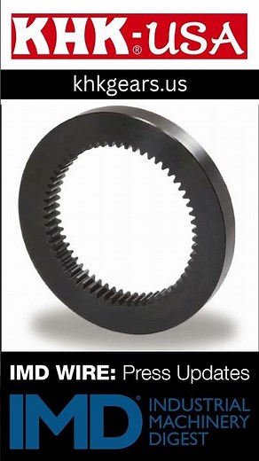 KHK Metric Internal Ring Gears | Precision Solutions for Planetary Gear Trains #shorts