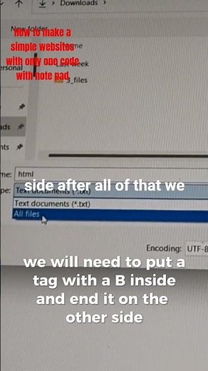 how to make a simple html code using notepad for beginners#