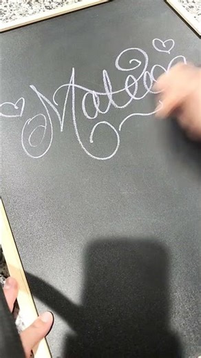 WRITING WITH CHALK LIVE ✍️🌟👀 #estrellafindz #fyp #writing #chalk #shorts #live