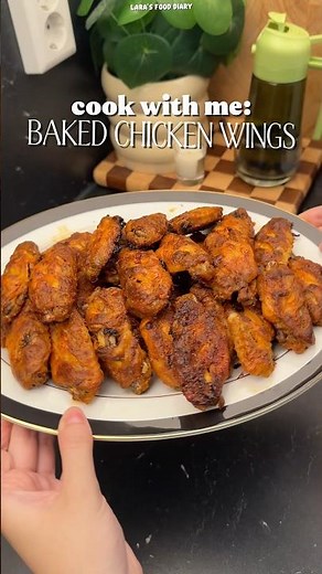 cook with me: oven baked chicken wings recipe 🍗