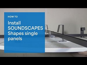 SOUNDSCAPES Shapes Single Panel Installation | Kanopi by Armstrong