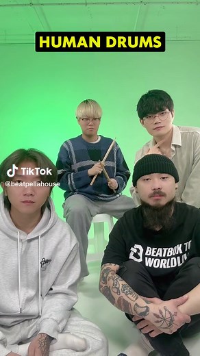 Play the Human Drum! 🥁 #drum #beatboxchallenge #humaninstrument