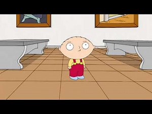 Stewie visit Chicago Museum of Art | Family Guy | Green screen |