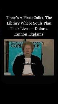 There's a place called The Library where souls plan their lives — Dolores Cannon explains.📚 #Dolores