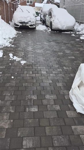 tic toc plastic snow pull results... yeah it was hard...lolll | snow removal