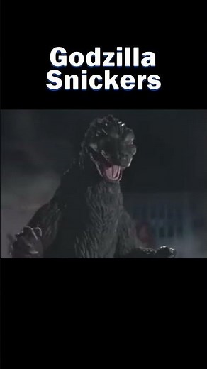 Snickers TV Ad Featuring Godzilla