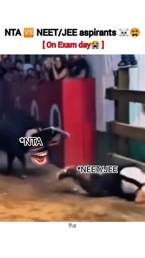 NTA 🆚 NEET/JEE Aspirants. ON EXAM DAY😵😭 #neet #jee #jeemains #neet2026 #nta #exam #shorts #pw #iit