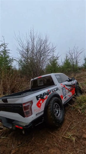 Power!! Running 2wd rear with an open diff #raptor #rccrawler #ford