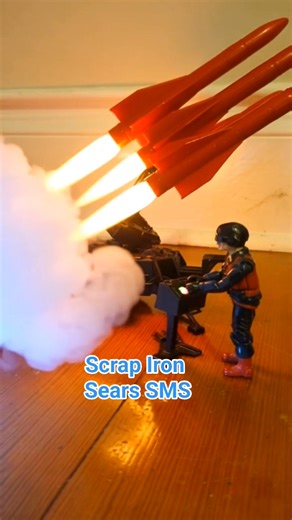 Scrap Iron demonstrates the Sears SMS. Cobra can stop the GI Joe Skystrikers now. #gijoenation #gijoearah #vintagetoys #cobra #gijoearealamericanhero #gijoecommunity #nostalgia #gijoecollector #gijoe | Garth Black