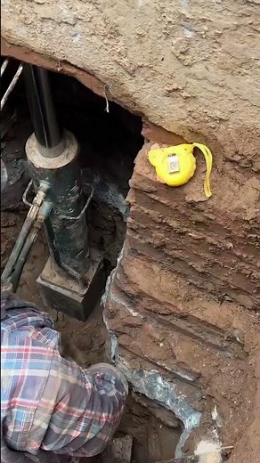 Clever Foundation Repair Technique – Concrete Blocks Used for Support