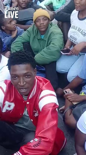 SONA | A group of students from Cape Peninsula University of Technology have staged a sit in outside the City Hall in Cape Town where the Sona will be delivered, saying they don't have accommodation. | Sowetan LIVE