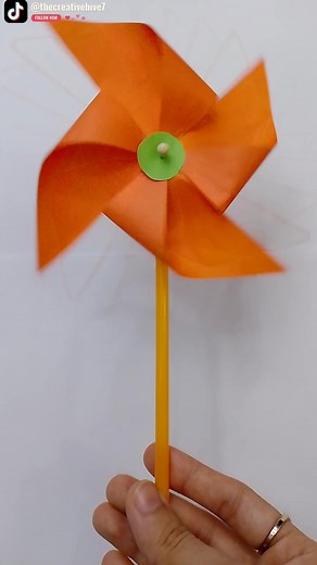 DIY Paper Windmill Pinwheel Craft for Kids