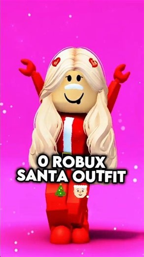 FREE SANTA OUTFIT (0 ROBUX) 🎅🔥 #roblox