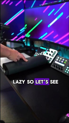 How to Clean a Mouse Pad Using a Washing Machine! #shorts #tech #desksetup #gamingpc #cleaning