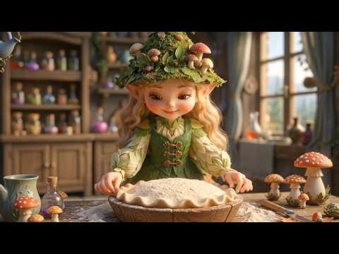 Inside a Magical Elf Kitchen: Preparing Potions & Wild Berry Pies 🌿 Celtic Music & Cozy Ambience