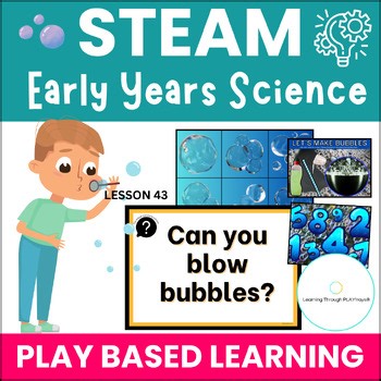 Blowing Bubbles STEM Activity | Preschool Science Experiment | Sensory Play