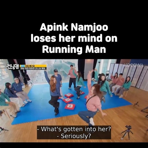 iPOP TV on Instagram: "Idols usually don't do this... Apink Namjoo loses her mind on Running Man 💀 | Running Man Ep.785 @ipoptv 🔥 START YOUR 2-WEEK FREE TRIAL NOW: https://www.ipop.net/watch/700204 💬 Namjoo's energy is 20000% but Ji Hyo's strength is pure survival mode. Who carried this episode? 👇 Don't miss the hottest moments only on iPOP.net! It’s an all-out war for gold. K-Pop legends Apink return for their 15th anniversary, but the nostalgia ends the moment the music starts. Nam Joo unl
