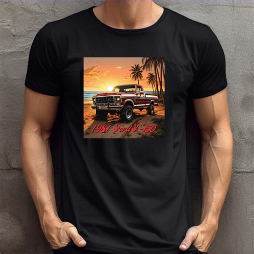 1981 Ford F-150 Pickup Truck Retro T-shirt, Vintage Truck Enthusiast Gift - Etsy