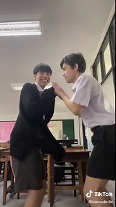 Playful Classroom Dance Moves by Young Males