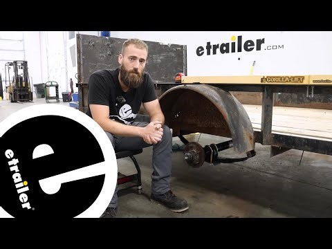 etrailer Shackle Strap Replacement on a Utility Trailer