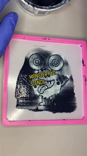 Cookie Icing Stencil for Monster PYO Cookies