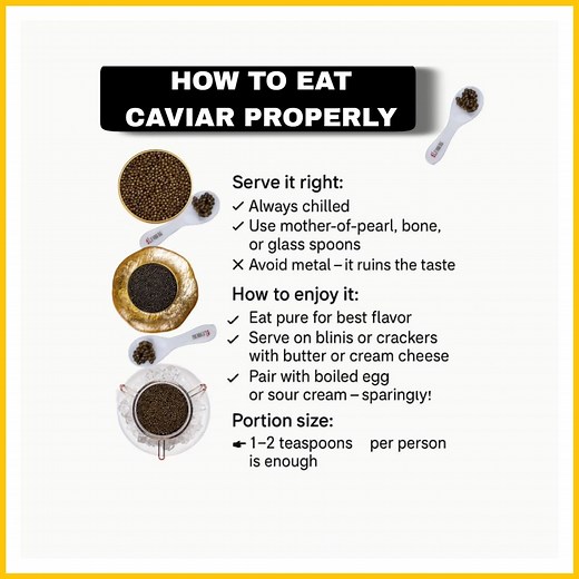 18K views · 16 reactions | HOW TO EAT CAVIAR PROPERLY #CAVIAR #PROPERLY | Jahed’s Irish Kitchen | Facebook