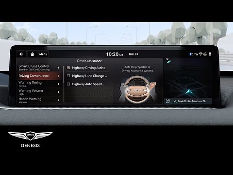 Navigation-Based Smart Cruise Control | Genesis GV80 | How-To | Genesis USA