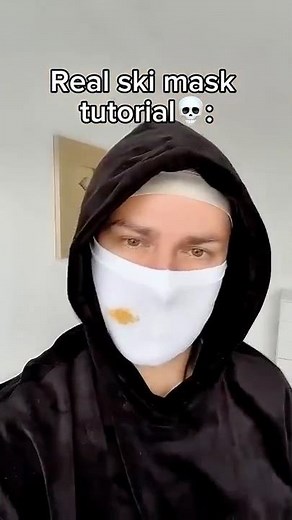 Real ski mask tutorial💀#real #tutorial #stepbystep #shelove