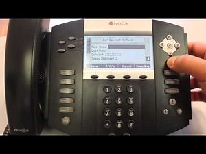 How To Set Hot Keys On Polycom VoIP Phone