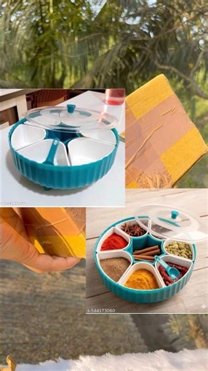 ₹145 Rotating Masala Box 😍 Kitchen Must Have | Meesho Finds Under ₹200 #shorts