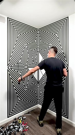 Creating a Geometric Mural with Pro Gaff Tape