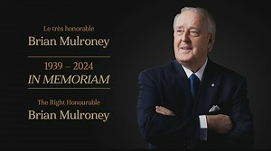 Brian Mulroney remembered at state funeral