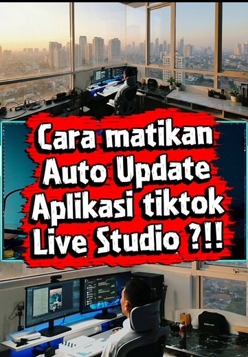 CARA MATIKAN AUTO UPDATE APLIKASI TIKTOK LIVE STUDIO
