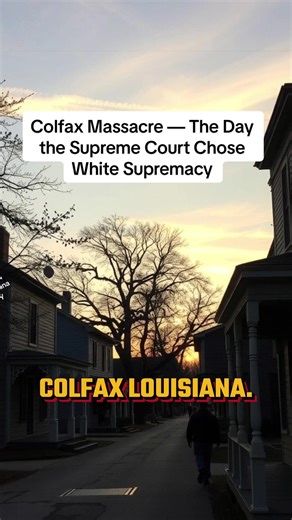 The Supreme Court let every killer walk free. The marker still blames the victims. 🔥📜 Follow. This ruling still affects civil rights law today. Share this — the victims of Colfax deserve to be known by name Colfax Massacre Louisiana, United States v Cruikshank, Reconstruction era violence, Louisiana racial violence history, Supreme Court civil rights betrayal, 1873 Louisiana massacre, Black history Louisiana #ColfaxMassacre #BlackHistory #LouisianaHistory #ReconstructionEra #BayouBackstories
