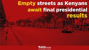 15K views · 88 reactions | Kenyans avoid the streets of Nairobi ahead of presidential election results announcement #Kenyadecides | Tuko.co.ke | Facebook