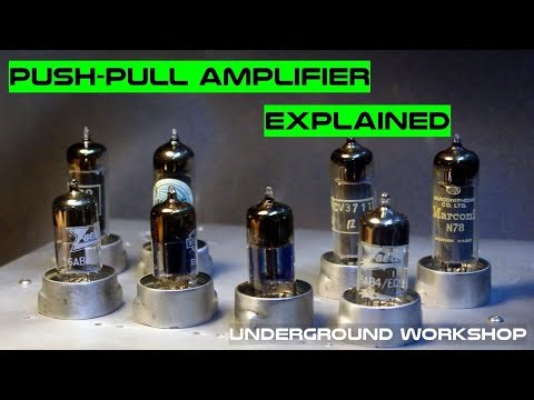push pull valve amplifier explained EC91 EC92 N78