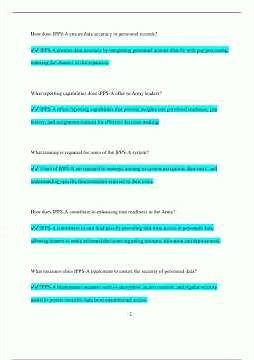 IPPSA Test Questions and Answers Rated A2574