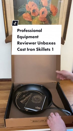 Professional Equipment Reviewer Unboxes Artisan Cast Iron Skillets
