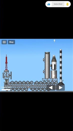 My First Rocket Launcher SFS 😲🚀#SpaceflightSimulator #MiniRocket #SFSBuild