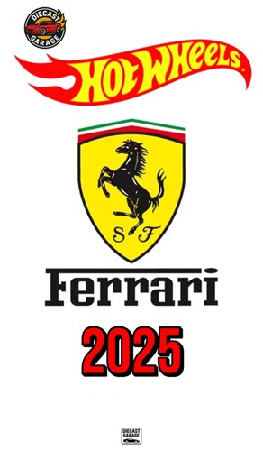 2025 Hot Wheels Ferrari Complete List of Every Casting and Color #ferrari #hotwheels2025 #hotwheels