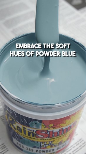 Powder Blue ROS-389 Colorful Paint Mixing Ideas