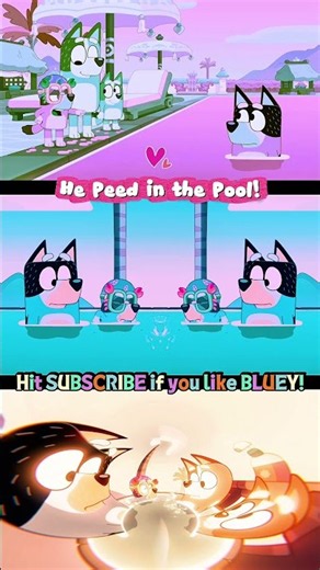 He Peed in the Pool! 😱🤮 #bluey #audioeffects #funny #effects #blueybingo #fyp #fypシ