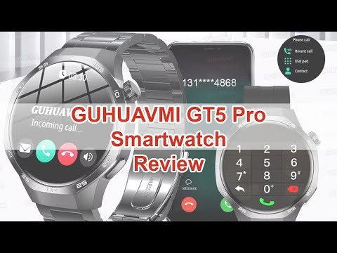 GUHUAVMI GT5 Pro Smartwatch 2025 | GPS, NFC, AMOLED Display | 60% OFF Smart Watch Review