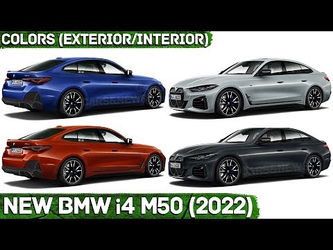 BMW i4 M50 (2022): Colors & Wheels (Exterior, Interior, Seats)