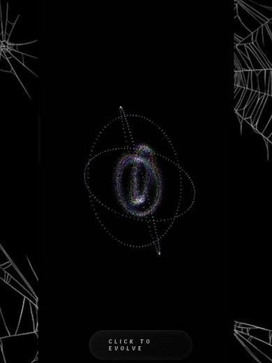 Interactive Particle Animation with 3 Loop Effects | HTML CSS JavaScript #viral #coding