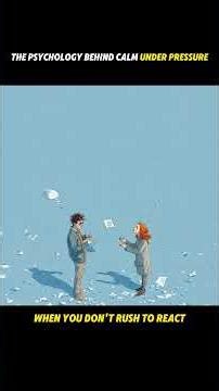 The Psychology Behind Calm Under Pressure