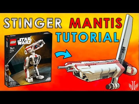 INSTRUCTIONS for Lego Stinger Mantis Alternative build from BD-1 (75335)
