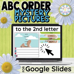 Digital Grammar - ABC Order Second Letter Mystery Pictures - Google Classroom