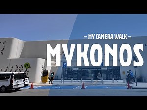 MYKONOS AIRPORT🚶MYKONOS [4K HDR 60 FPS] WALK – ☀️ MAY 2024